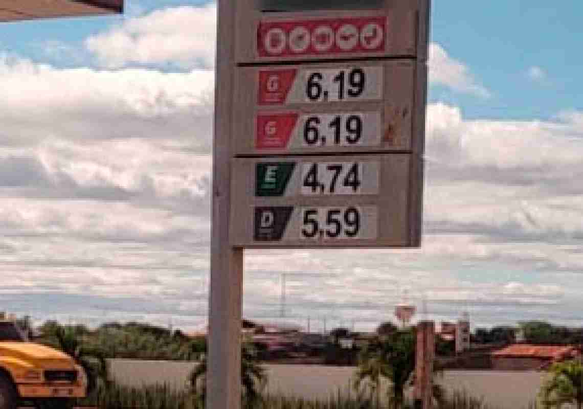 Gasolina está sendo encontrada por até R$ 6,19 no Ceará, assustando consumidores