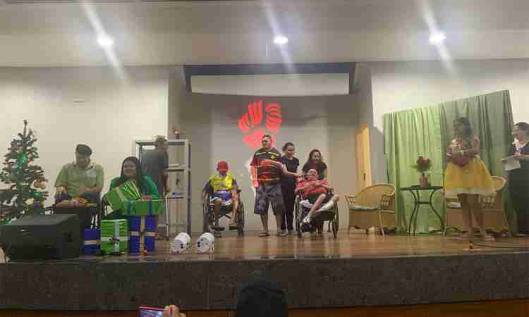 Pacientes da Casa de Cuidados Ceará interpretam peça teatral sobre o Natal