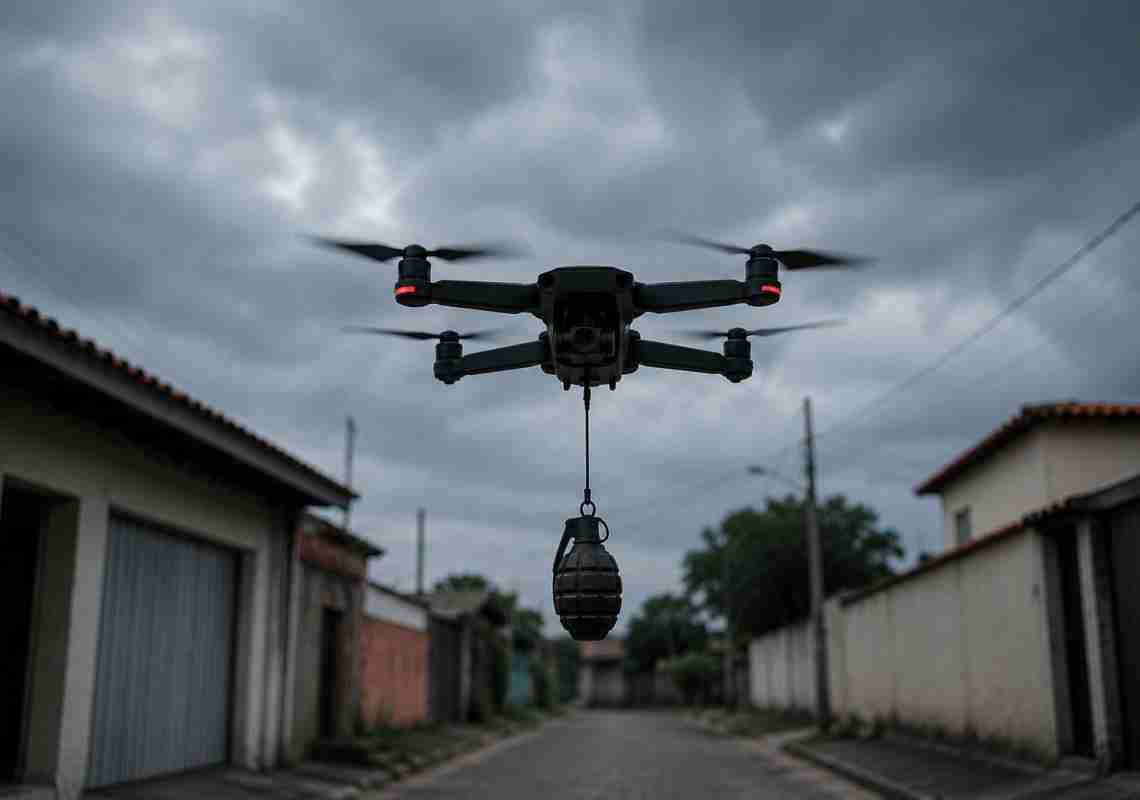 Ataque com granada lançada por drone volta a assustar Fortaleza; segundo caso é registrado em quatro dias